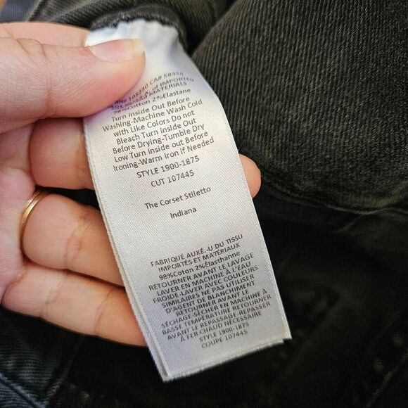 Current/Elliott The Corset Stiletto Jeans - Picture 5 of 8